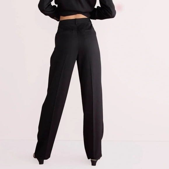 J.Crew Ingrid Black Pants in Gramercy twill Size 0 - Picture 2 of 3